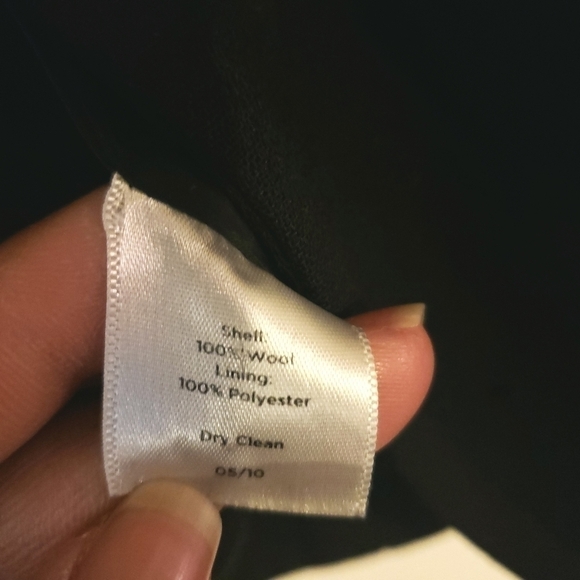 FLASH SALE 🔥 Talbots 100% Wool Black Blazer Jacket Sz 6 Petite - Picture 8 of 12